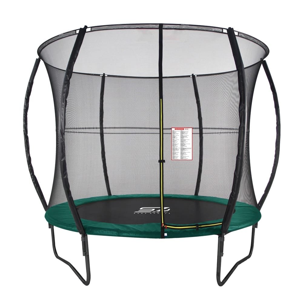 Koop Trampoline - Senz Sports - Premium - 244 cm - Rond - Groen - J5000 ser - 8718627094204 - Laagste prijs