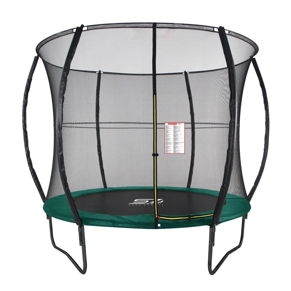 Koop Trampoline - Senz Sports - Premium - 244 cm - Rond - Groen - J5000 ser - 8718627094204 - Laagste prijs