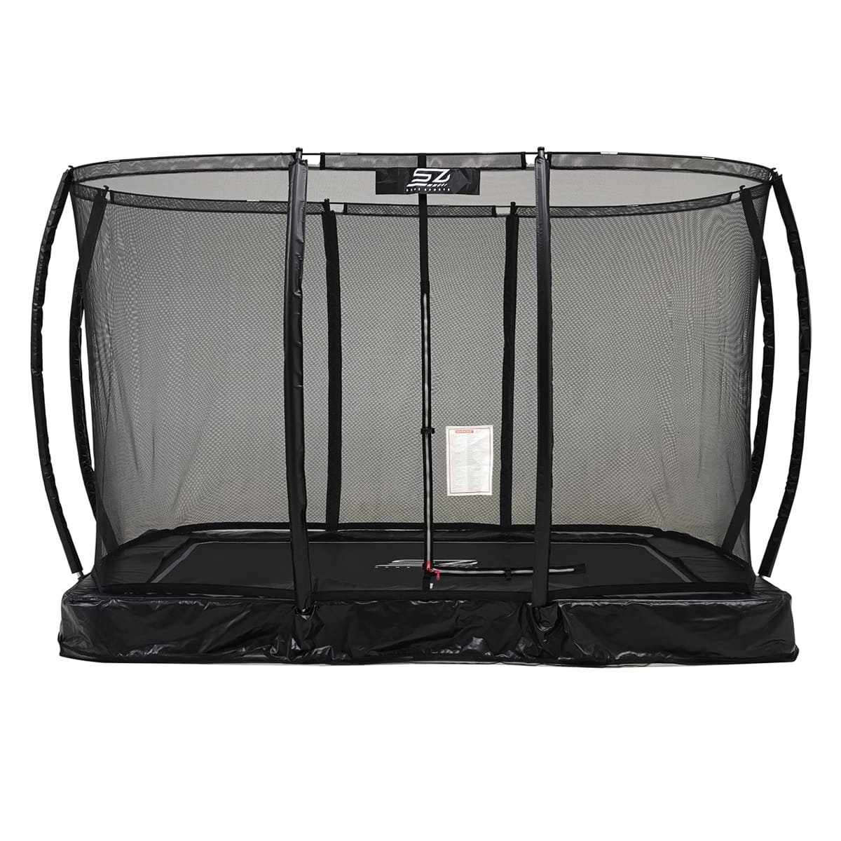 Koop Trampoline - Senz Sports - Premium - 214 x 305 cm - Rechthoek - Ingrou - 8718627096765 - Laagste prijs